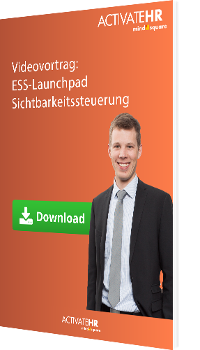 Videovortrag zu ESS-Launchpad Sichtbarkeitssteuerung