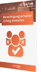 Berechtigungsschalter richtig einstellen