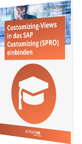 Howto: Customizing-Views in das SAP Customizing (SPRO) einbinden
