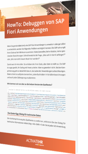 How to: Debuggen von SAP Fiori Anwendungen