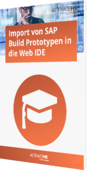 SAP Build Prototypen in die Web IDE