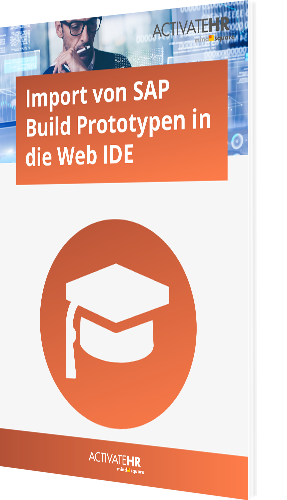 Import von SAP Build Prototypen in die Web IDE [Howto]