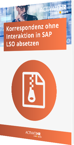 Korrespondenz ohne Interaktion in SAP LSO absetzen