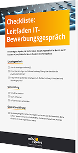 Unsere Checkliste für ein IT-Bewerbungsgespräch