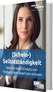 Unser E-Book zum Thema Scheinselbstständigkeit