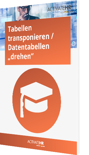 Howto: Tabellen transponieren / Datentabellen “drehen”