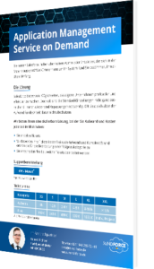 Whitepaper: Application Management Service on Demand