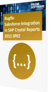 Bugfix SAP Crystal Reports