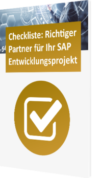Partner für SAP Entwicklungsprojekte