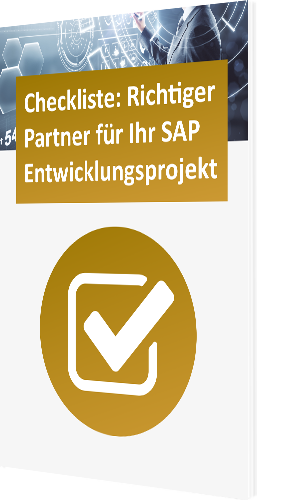 Checkliste: Partner für SAP Entwicklungsprojekte finden