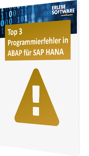 Whitepaper: Top 3 Programmierfehler in ABAP für SAP HANA