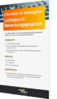 Checkliste für Arbeitgeber: Leitfaden IT-Bewerbungsgespräch