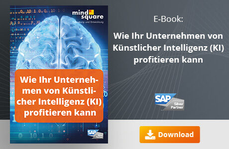 Unser E-Book zum Thema "Wie Ihr Unternehmen von Künstlicher Intelligenz (KI) profitieren kann"
