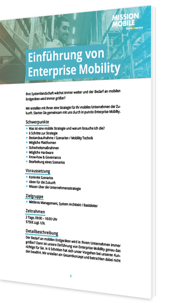 Whitepaper: Enterprise Mobility Strategie Einführung