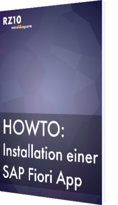 Howto: Installation einer SAP Fiori App