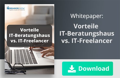 Unser Whitepaper zu: Vorteile IT-Beratungshaus vs. IT-Freelancer