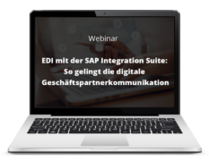 EDI mit der SAP Integration Suite: So gelingt die digitale Geschäftspartner­kommunikation