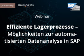 Webinar: Effiziente Lagerprozesse - Möglichkeiten zur automatisierten Datenanalyse in SAP