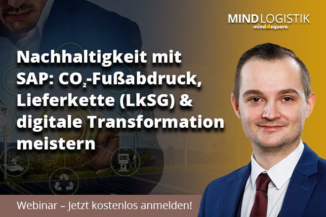 Nachhaltigkeit mit SAP: CO²-Fußabdruck, Lieferkette (LkSG) & digitale Transformation meistern