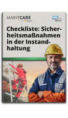 Checkliste: Sicherheitsmaßnahmen in der Instandhaltung