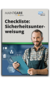 Checkliste: Sicherheitsunterweisung