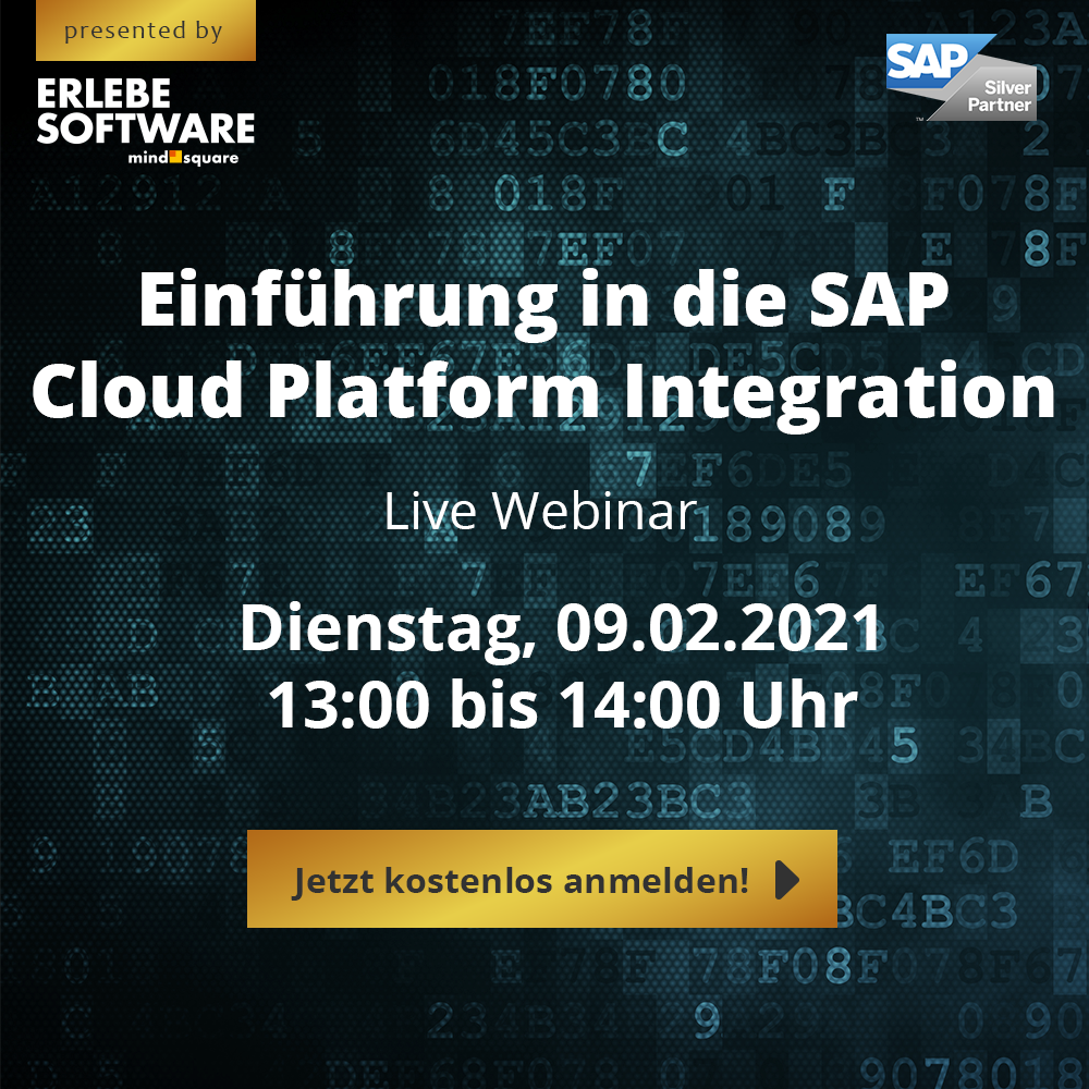 Live-Webinar: „Einführung In Die SAP Cloud Platform Integration“